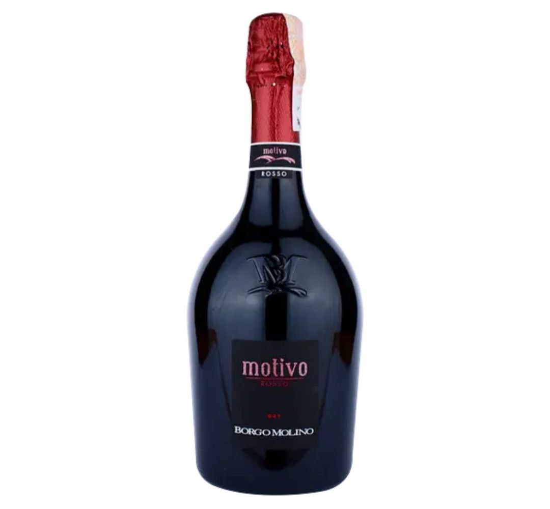 Вино ігристе Borgo Molino Motivo Rosso Spumante Dry IGT сухе червоне 11% 0.75 л